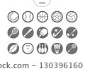 Sports icon pictogram vector illustration set 130396160
