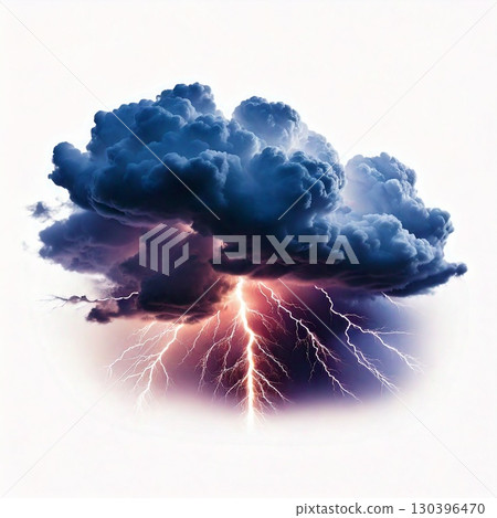 雷電的強力例證 130396470