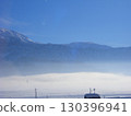 Snow-covered and misty Niigata scenery 02 130396941