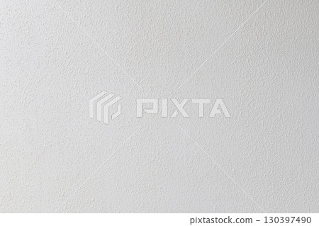 Clean white background showing simple texture of material used for house wall. calm surface provides serene and minimalist feeling for any design project 130397490