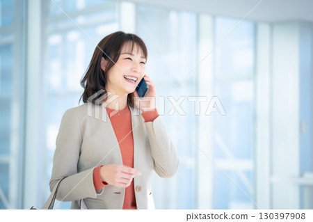 Smartphone female call 130397908