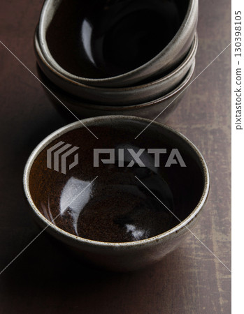 Plate placed on table 130398105