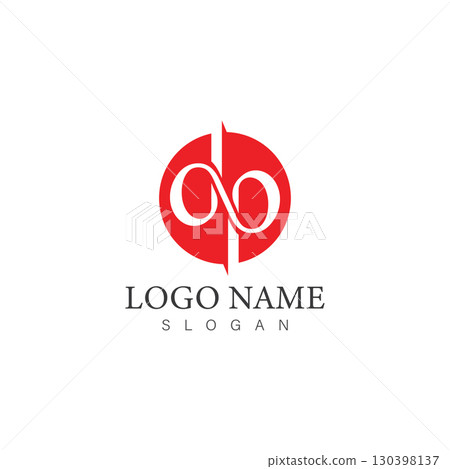 dp or pd letter logo design template vector dp or pd letter logo design template vector 130398137