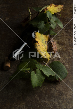 Autumn grape leaves Autumn grape leaves 130398996