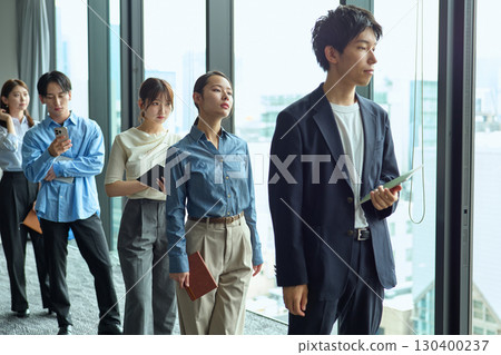 People lining up 130400237