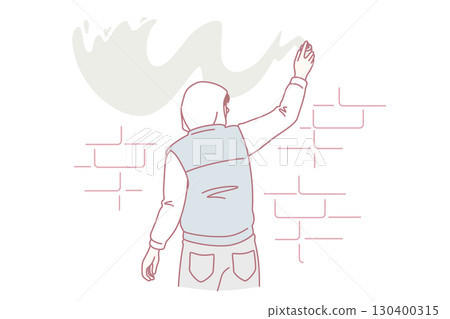 Street art and graffiti concept 130400315