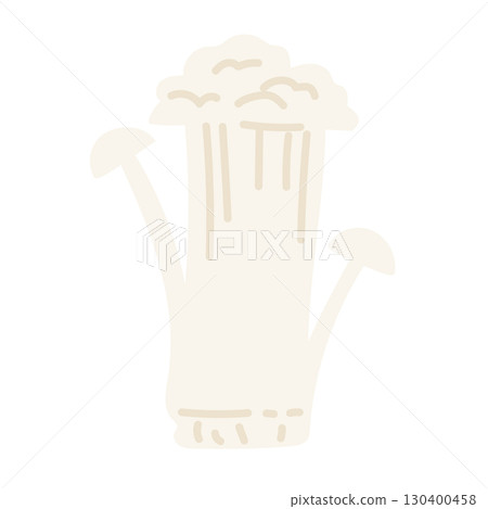 Enoki mushroom vector illustration 130400458