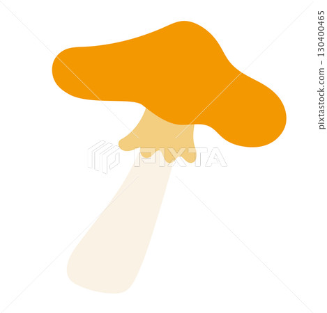 黃色蘑菇向量圖 130400465