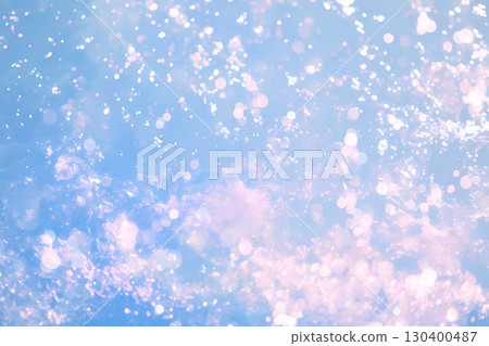 Blue sparkling water and light background material Blue sparkling water and light background material 130400487