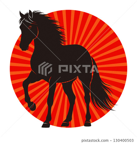 日之丸 x 馬（黑色） 130400503