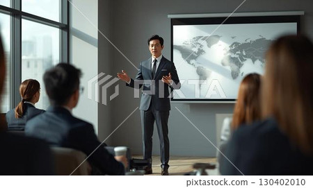 Businessmen having a meeting 130402010