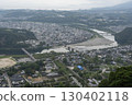 Iwakuni town seen from Iwakuni Castle 130402118