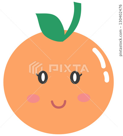 cute and minimal orange with smiley face cute and minimal orange with smiley face 130402476