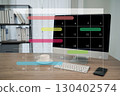 Digital planner concept with modern computer 130402574
