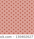 Retro and cute pink polka dot background material illustration 130402627