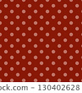 Retro cute red polka dot background material illustration 130402628