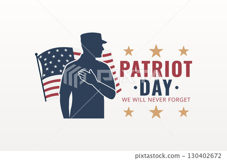 Patriot Day We Will Never Forget Illustration Patriot Day We Will Never Forget Illustration 130402672