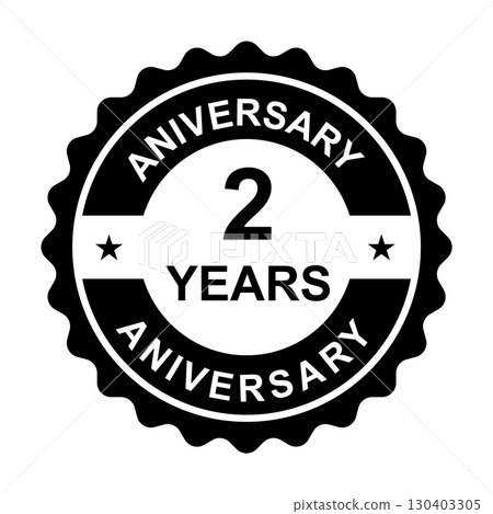 2 year anniversary gold icon vector for graphic design, logo, website, social media, mobile app, UI illustration 2 year anniversary gold icon vector for graphic design, logo, website, social media, mobile app, UI illustration 130403305