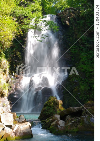 Naso Shirataki Falls in Nikaho City, Akita Prefecture 130403374