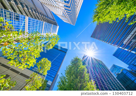 日本東京城市景觀:大手町第一廣場等摩天大樓景觀 日本東京城市景觀:大手町第一廣場等摩天大樓景觀 130403712