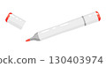 Open Red Marker Pen Illustration 130403974