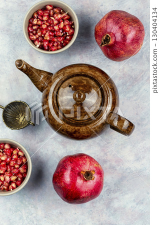 Fruit tea with pomegranate. 130404134