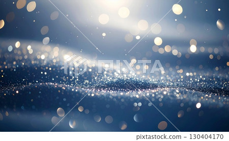 A fantastical background with soft blue bokeh and sparkle that can be used for Christmas, weddings, fashion, and cosmetics. 130404170