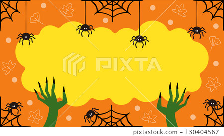 Halloween frame. Happy Halloween wallpaper, background. 130404567
