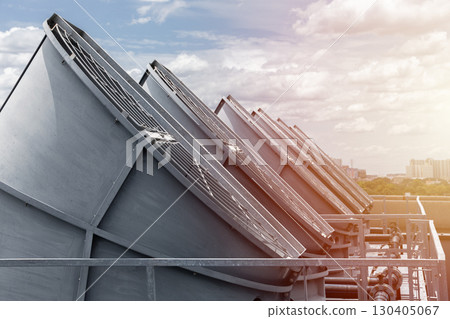 Industry HVAC system, Cooling tower, fan water Industry air conditioner system, Air vent duct hood. 130405067