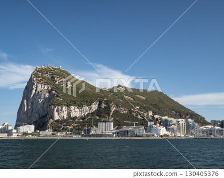 Gibraltar as seen from La Linea de la Concepcion in Spain Gibraltar as seen from La Linea de la Concepcion in Spain 130405376