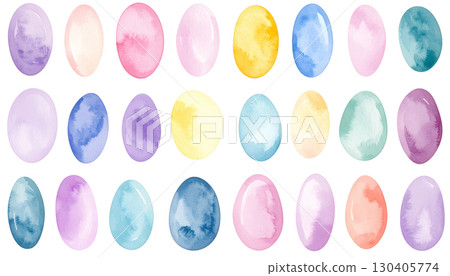 Set of bright gemstone patterns isolated on white background. 130405774