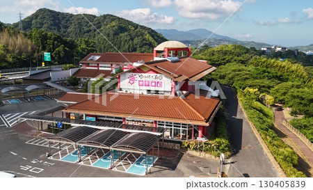 Hamada Fishing Port, Hamada City, Shimane Prefecture [Hamada Marine Bridge] Photographed in August 2025 by drone aerial photography, HAMARIN No. 18 130405839