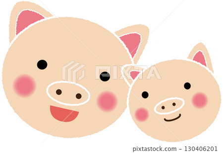 Parent and child of pig 130406201