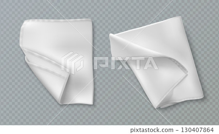 Towel handkerchief mockup Towel handkerchief mockup 130407864