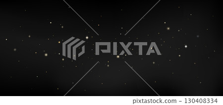 Night starry sky background with starlight in dark space 130408334