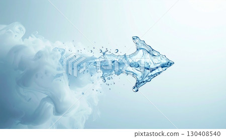 Water vapor and water arrows 130408540