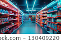 Smart shelves, IoTenabled inventory management, 3D illustration, advanced retail concept, copy space for text, sharp focus and clear light , high clarity , super detail 130409220