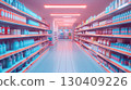 Smart shelves, IoTenabled inventory management, 3D illustration, advanced retail concept, copy space for text, sharp focus and clear light , high clarity , super detail 130409226