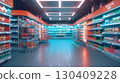 Smart shelves, IoTenabled inventory management, 3D illustration, advanced retail concept, copy space for text, sharp focus and clear light , high clarity , super detail 130409228