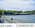 Image of Mikuni Boat Racecourse under clear blue skies | Image of boat racecourse | Sakai City, Fukui Prefecture 130409249