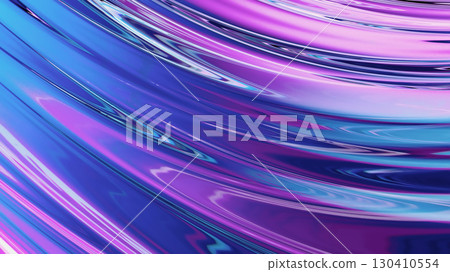 Abstract Purple Blue Flow 130410554