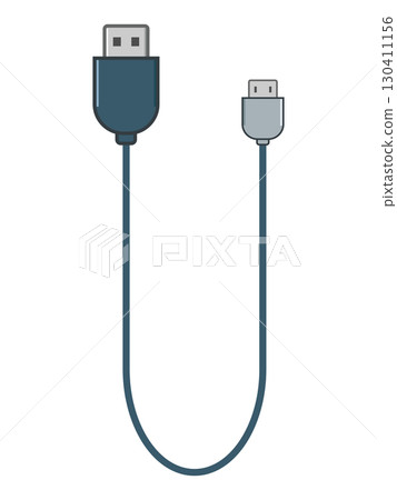 usb cable icon 130411156