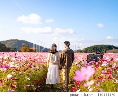 Autumn cosmos fields that make you want to take a walk 130411370