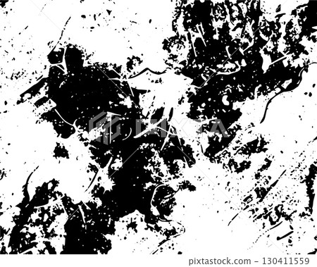 Grunge intertwined texture, threads, lines, wire, veins, monochrome. Grunge old detailed black white texture. Vector background Grunge intertwined texture, threads, lines, wire, veins, monochrome. Grunge old detailed black white texture. Vector background 130411559