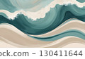 Soft Coastal Haze In Minimal Brushwork Style 130411644