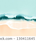 Soft Coastal Haze In Minimal Brushwork Style 130411645