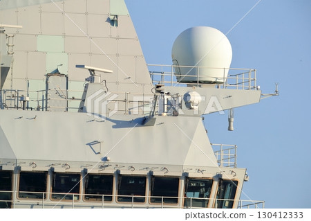 British aircraft carrier Prince of Wales anchored in Tokyo Bay 130412333