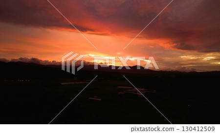 Sunset over the mountains Sunset over the mountains 130412509