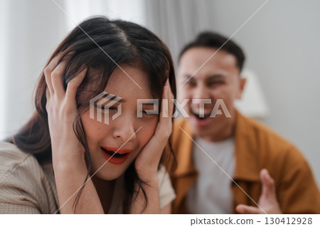 An Emotional Conflict Between a Couple Set Within Their Domestic Environment An Emotional Conflict Between a Couple Set Within Their Domestic Environment 130412928