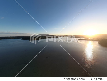 Aerial View of Wagonga Inlet in Australia Aerial View of Wagonga Inlet in Australia 130412989